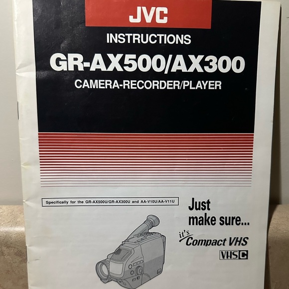 Vintage JVC Compact VHS Camcorder & Accessories - Picture 2 of 14